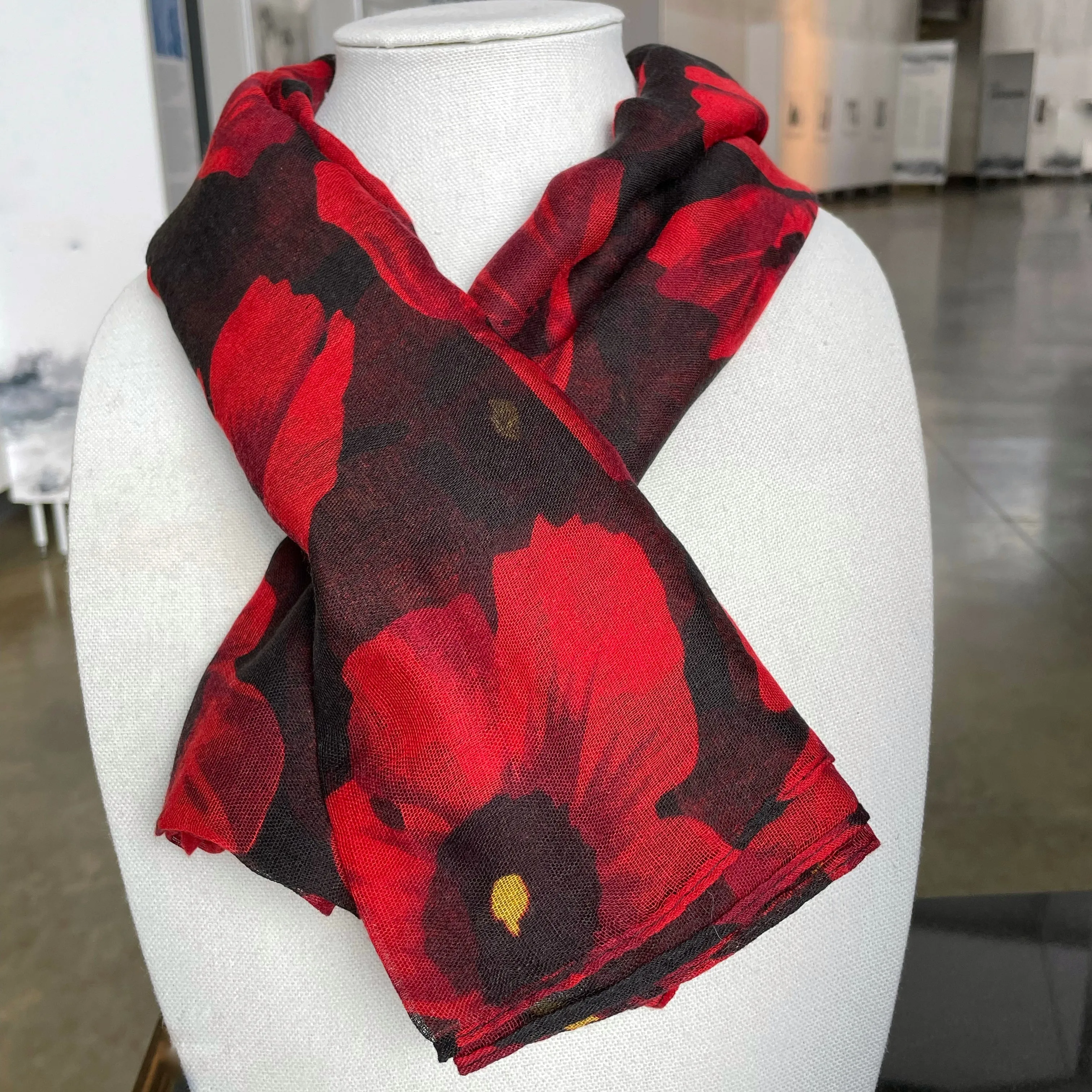 Poppy Scarf