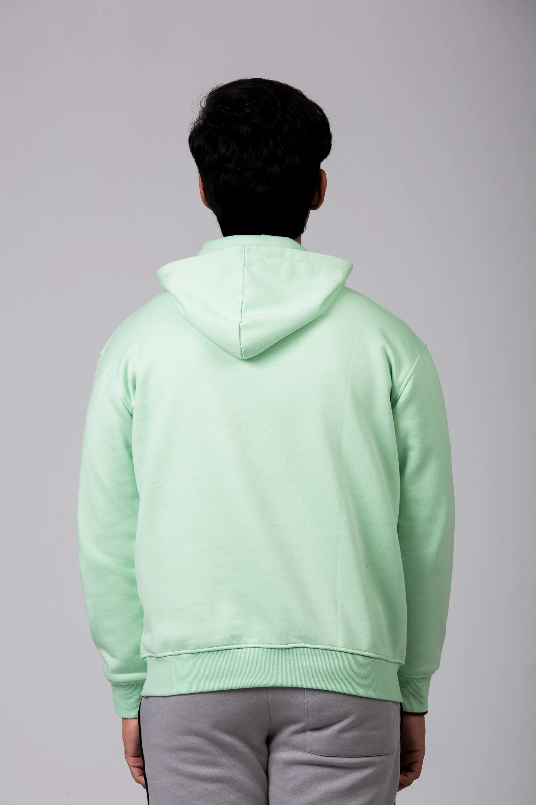 Premium Boxy Drop Shoulder Hoodie | Pearl Green