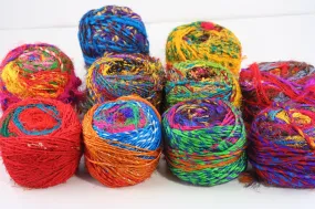 Recycled Silk Yarn "Spice Market"