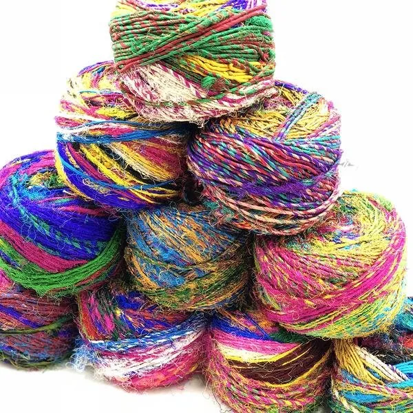 Recycled Silk Yarn "Spice Market"