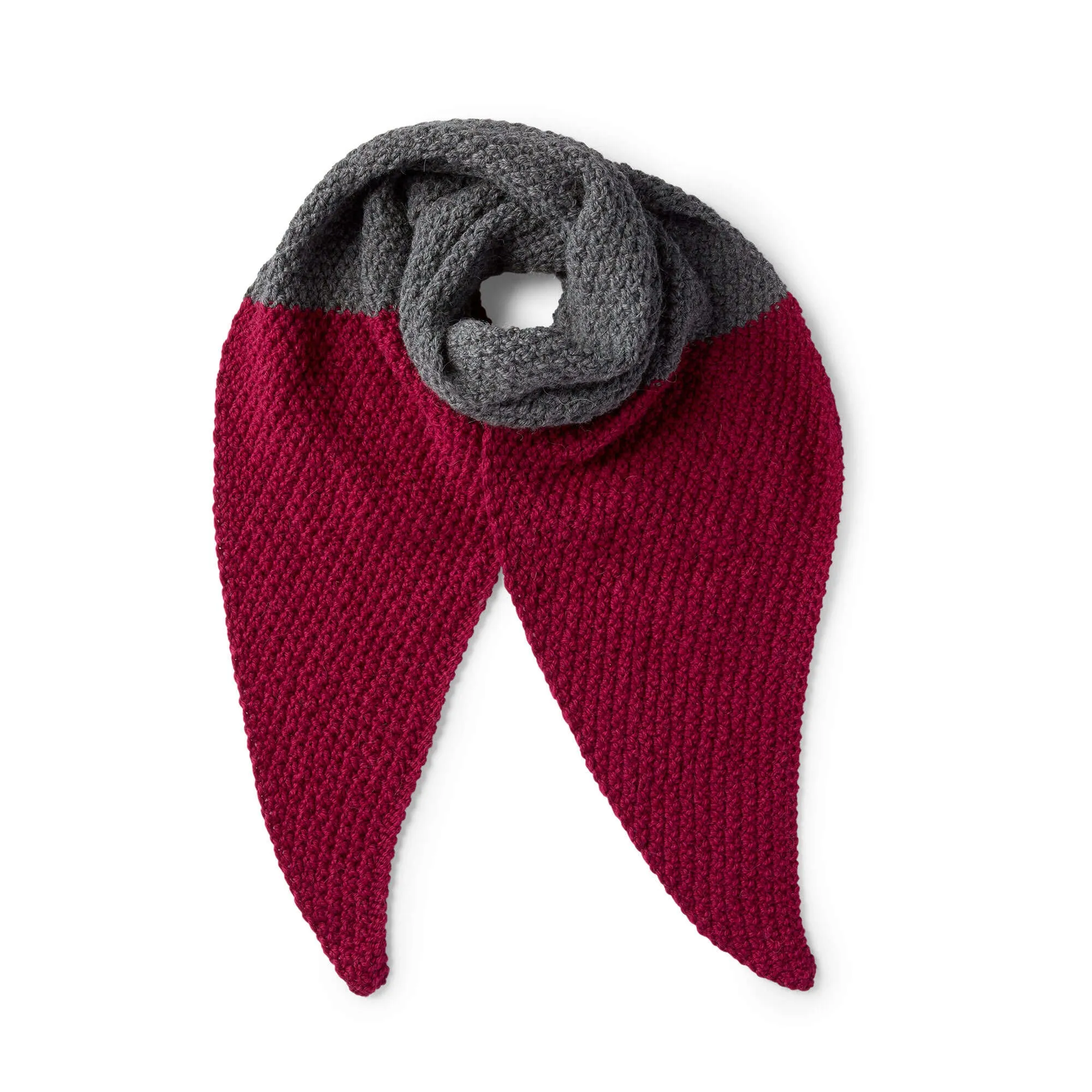 Red Heart Knit Duo Scarf