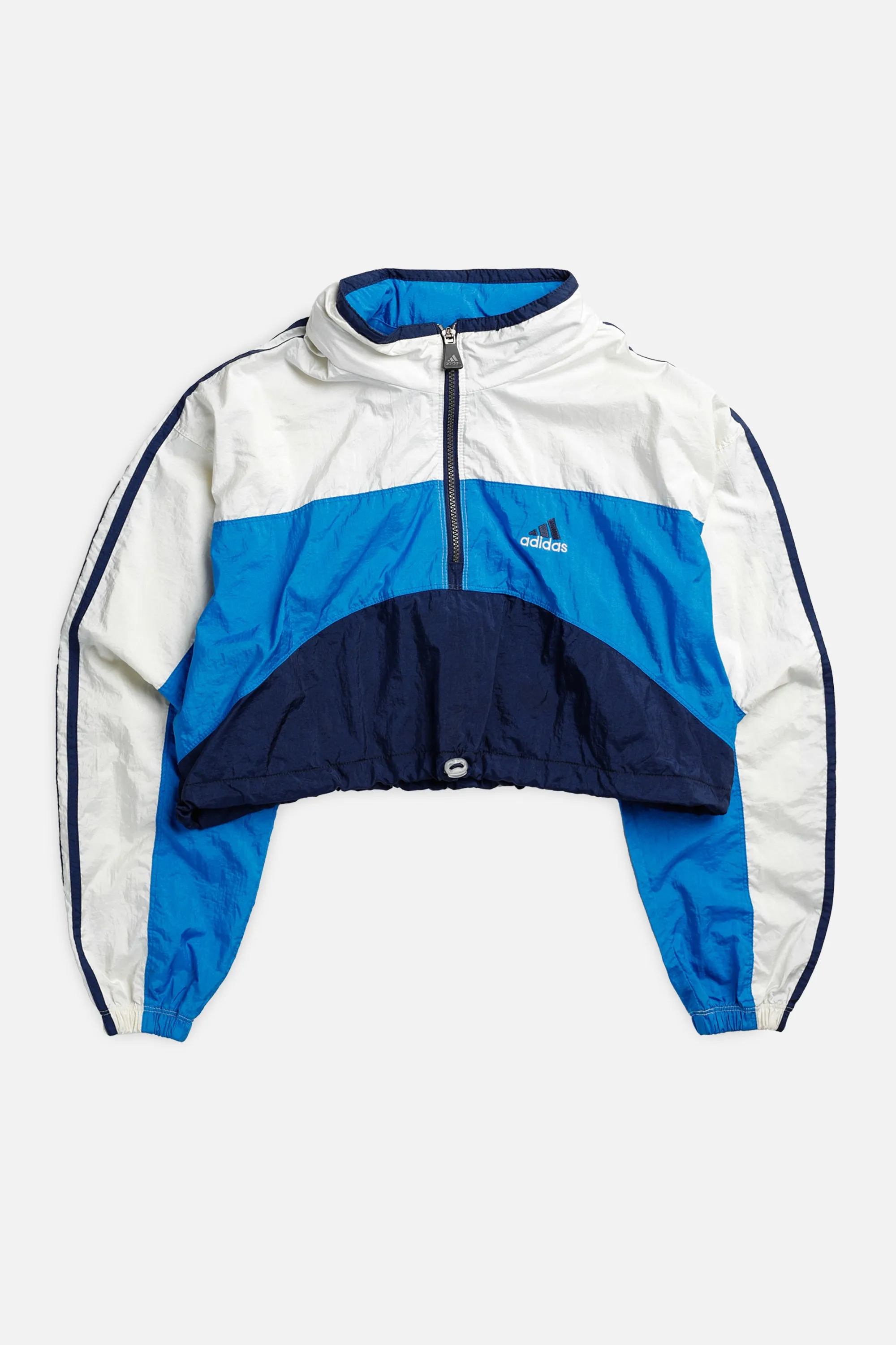 Rework Adidas Crop Windbreaker - XL