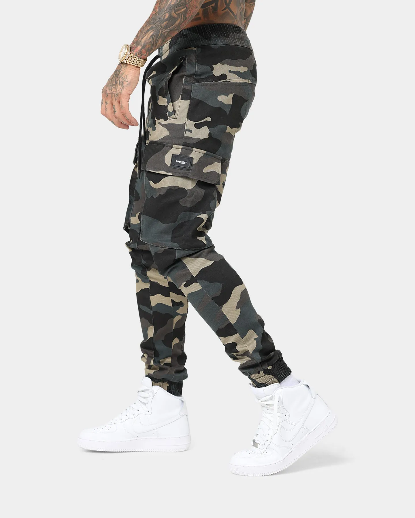 Saint Morta Annex Camo Joggers Woodland Camo