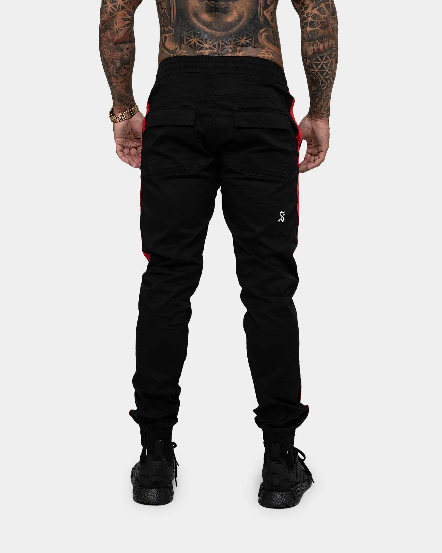 Saint Morta Envogue Allstar Joggers Black/Red