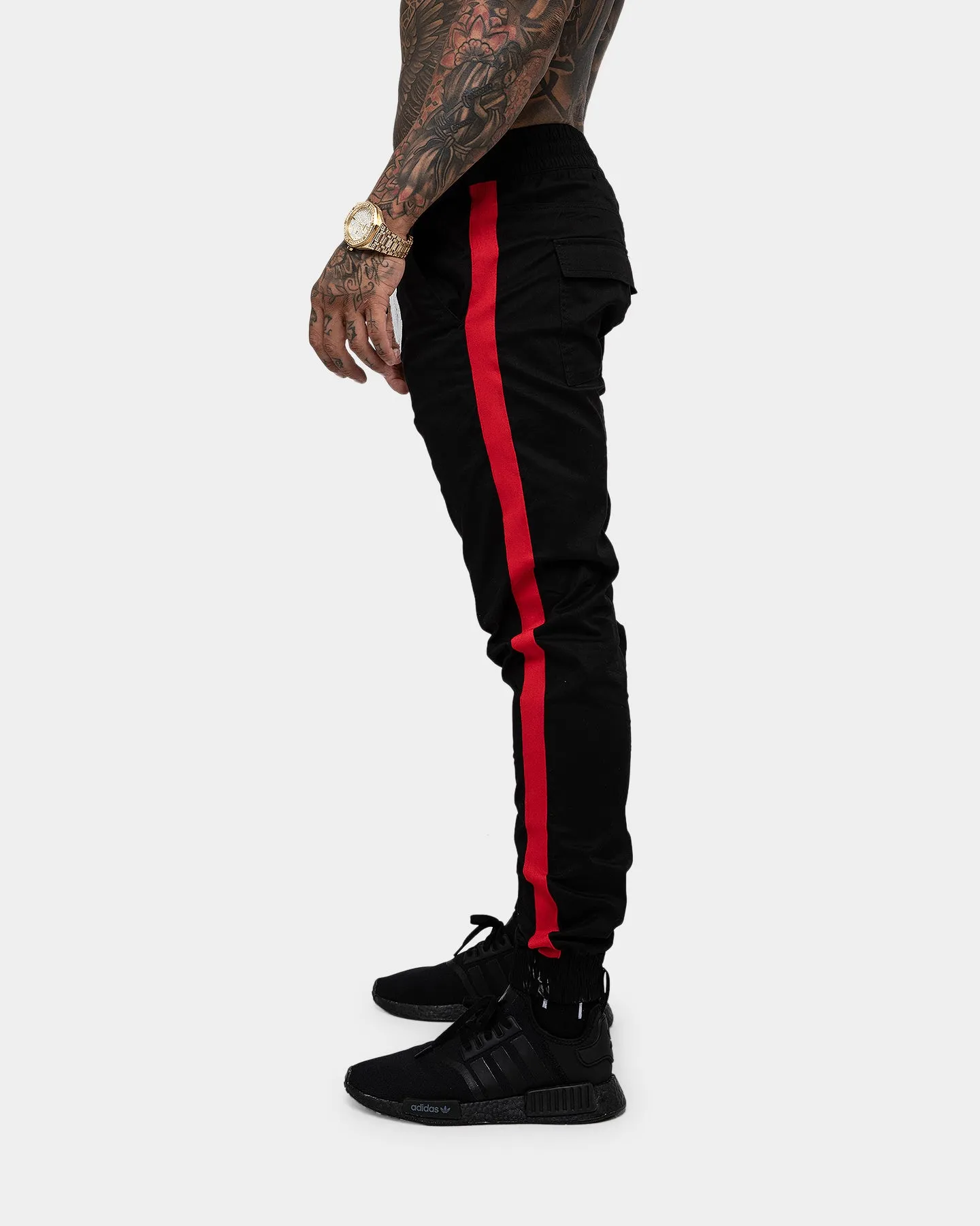 Saint Morta Envogue Allstar Joggers Black/Red