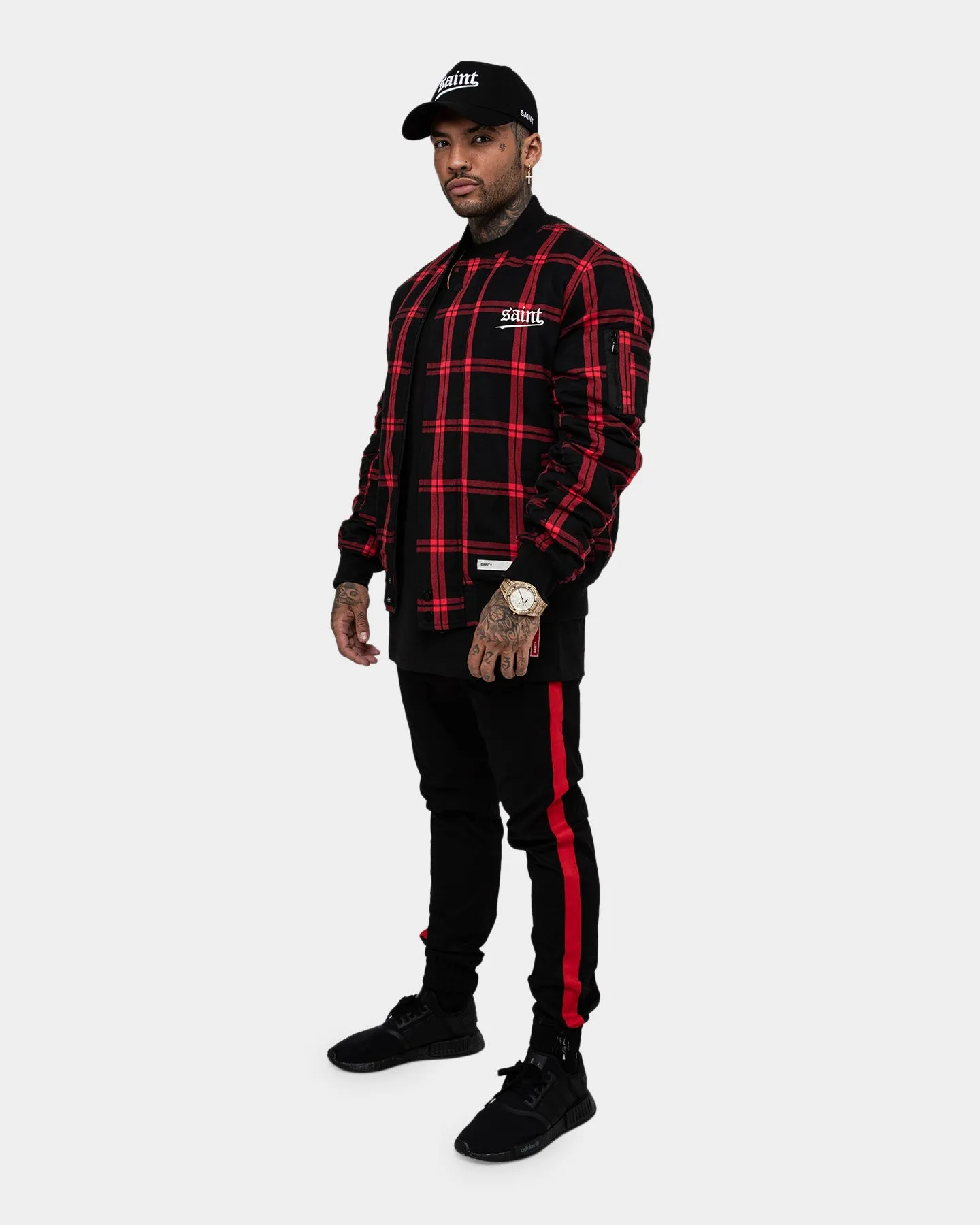 Saint Morta Envogue Allstar Joggers Black/Red