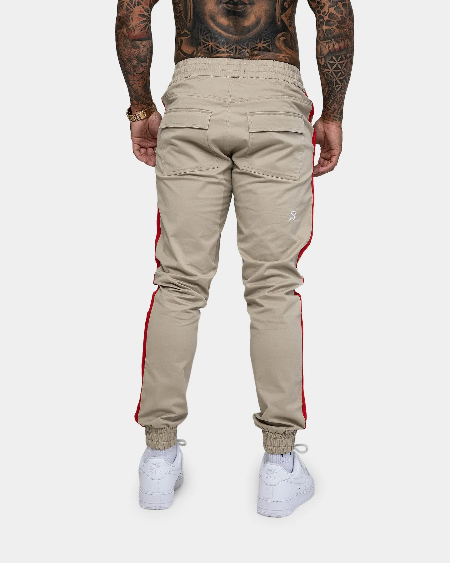 Saint Morta Envogue Allstar Joggers Stone/Red