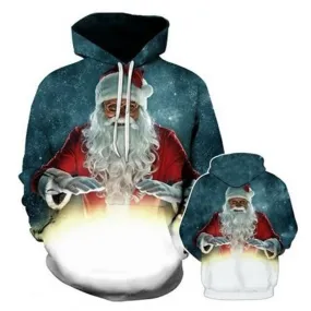 Santa Christmas All Over Print 3D Hoodie For Men And Women, Christmas Gift, Warm Winter Clothes, Best Outfit Christmas