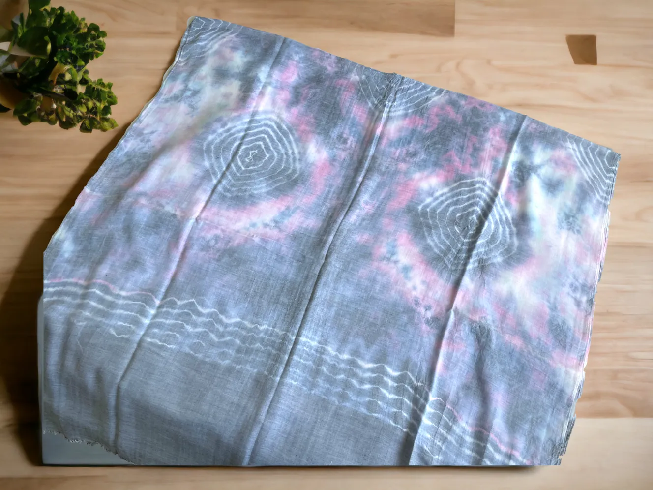 Scarf Soft Lightweight Abstract Tie Dye