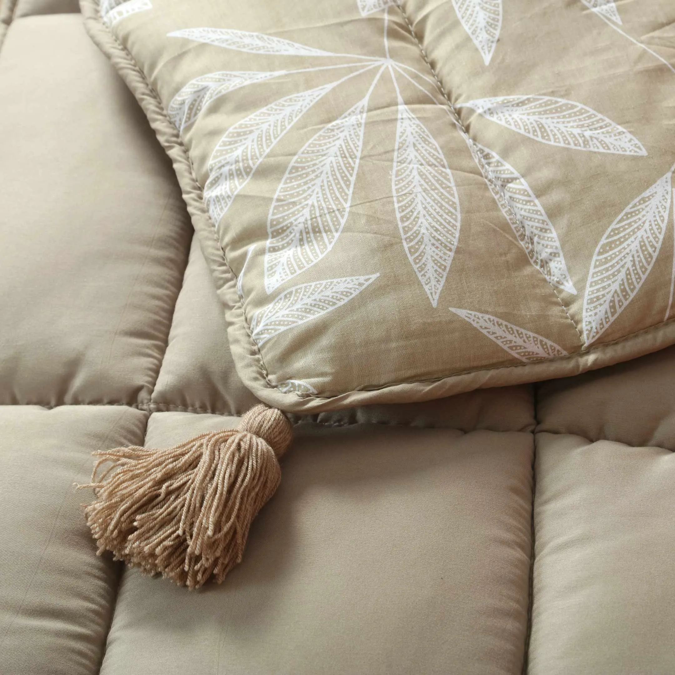 Serene Leaf Sofa Topper