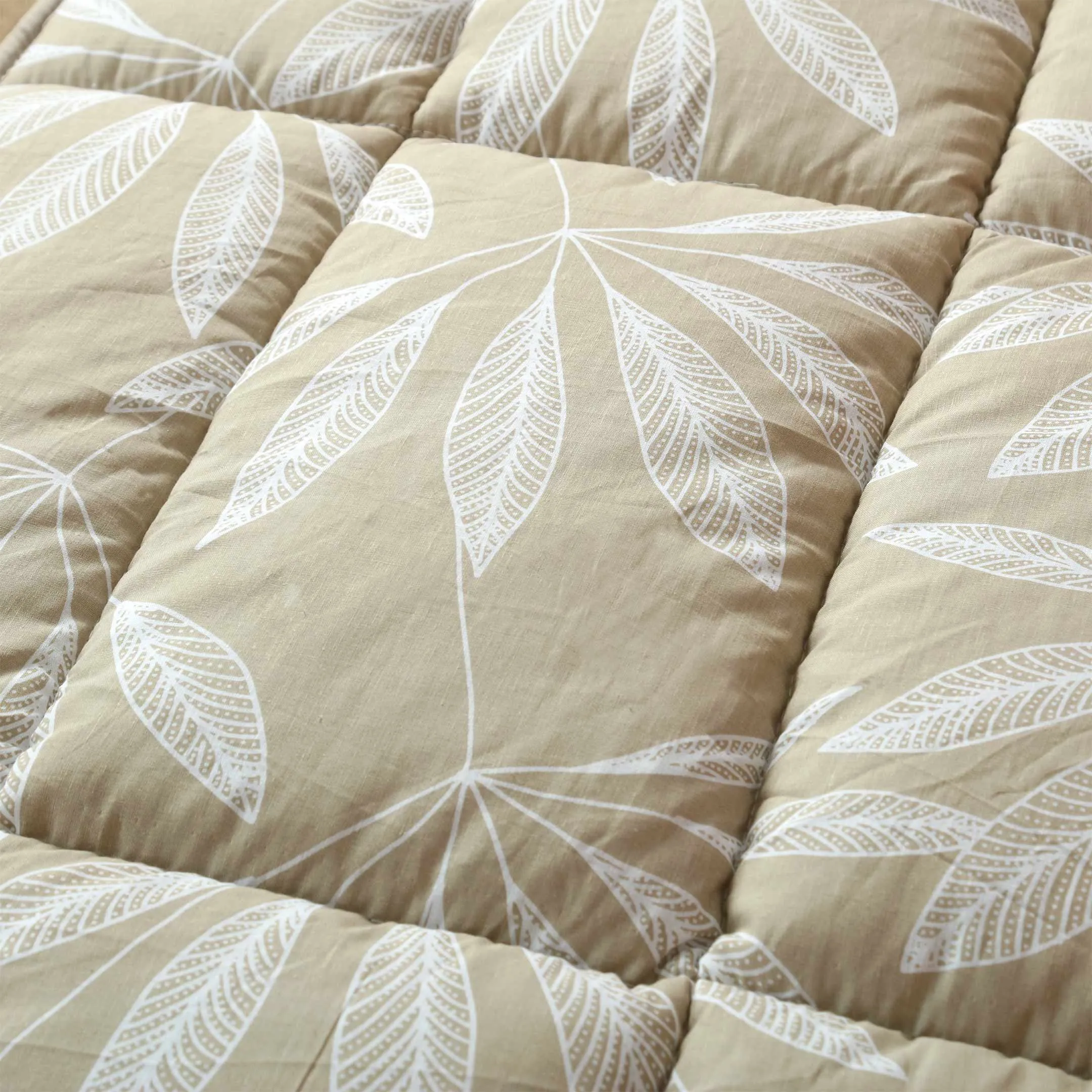 Serene Leaf Sofa Topper