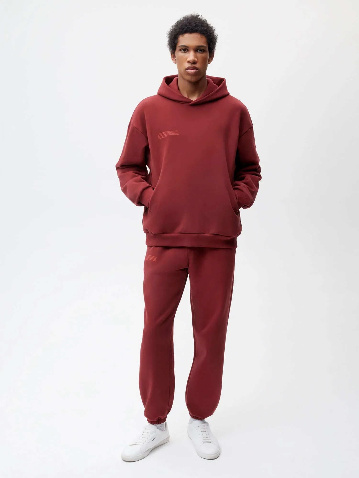 Signature Track Pants - Autumn Leaves—maple red