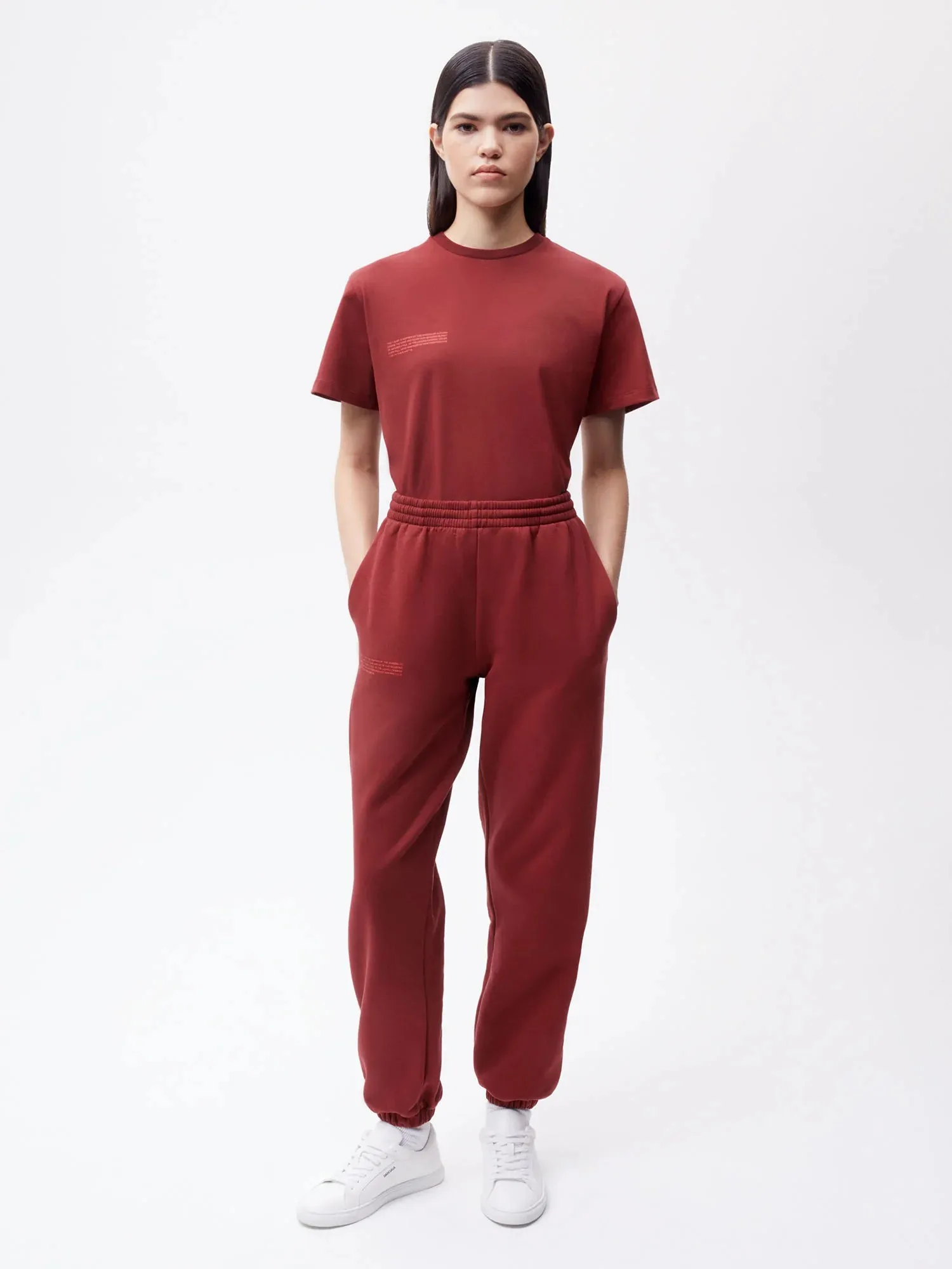 Signature Track Pants - Autumn Leaves—maple red