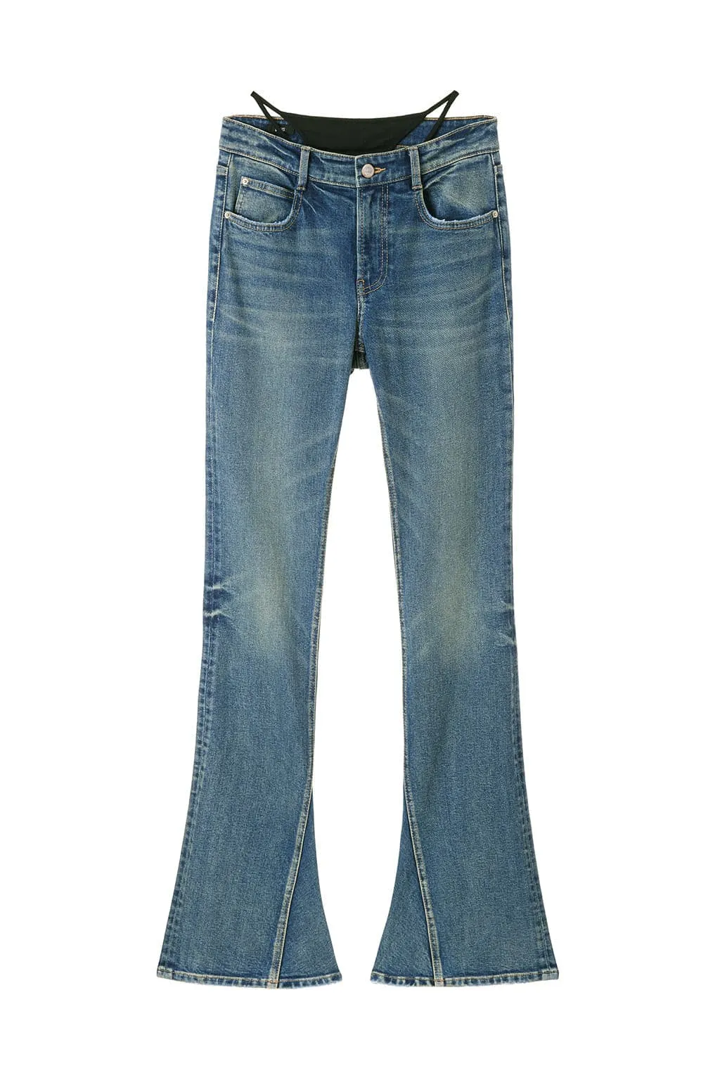 Slim Fit Flared Jeans