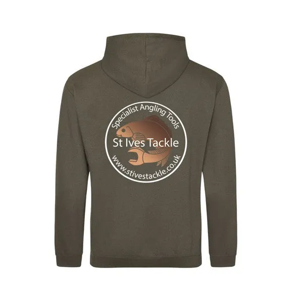 St Ives Tackle Olive Green Hoodie