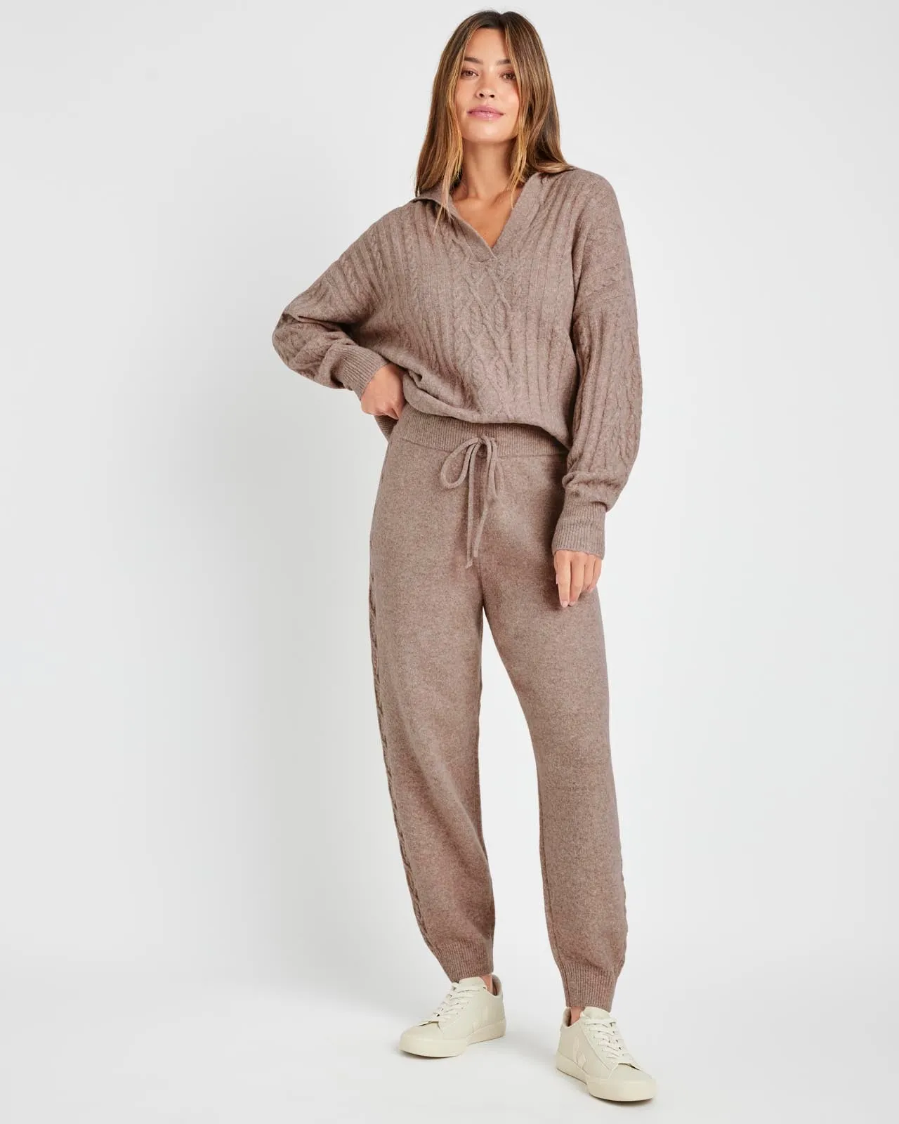 Stassi Cable Sweater Jogger