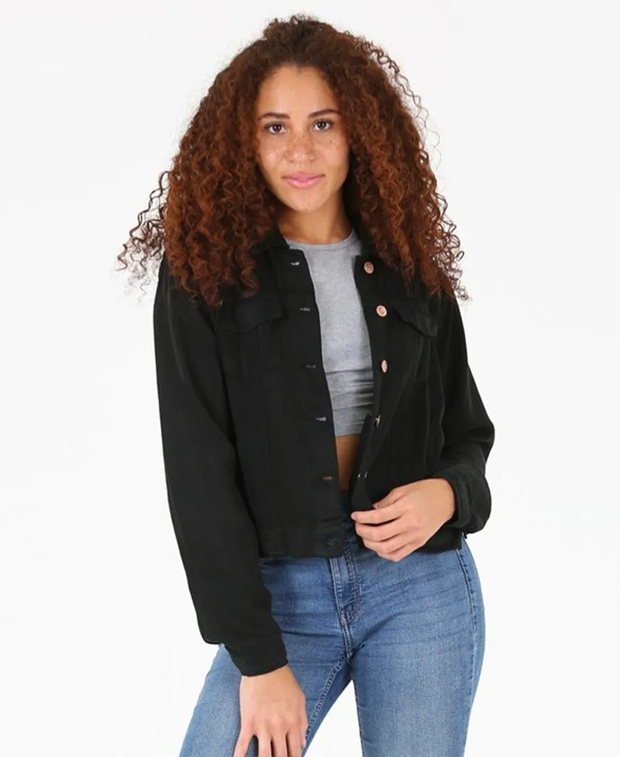 Stella Black Denim Jacket