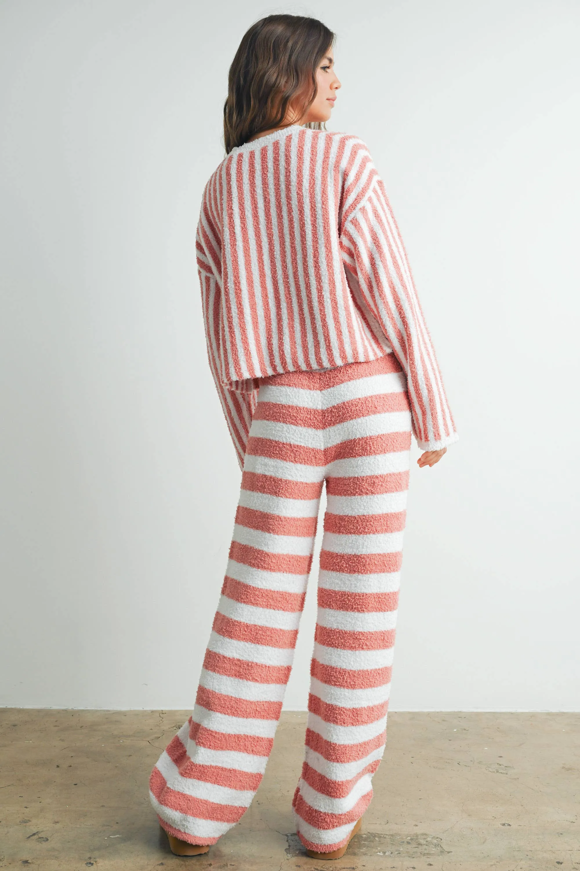 STRIPED DRAWSTRING PANTS