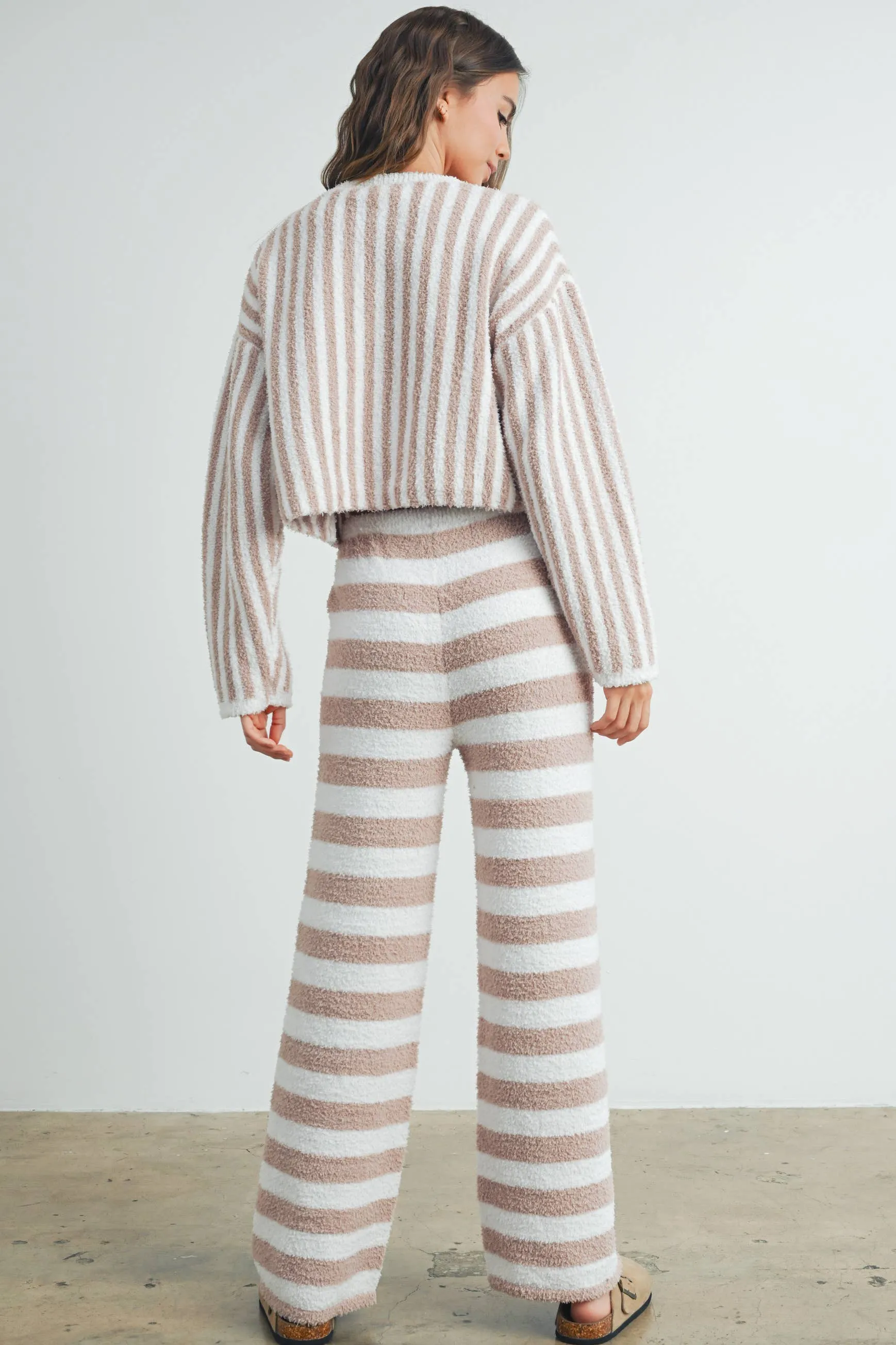 STRIPED DRAWSTRING PANTS