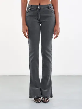 Super Slim Denim Pants (124723-GREY)