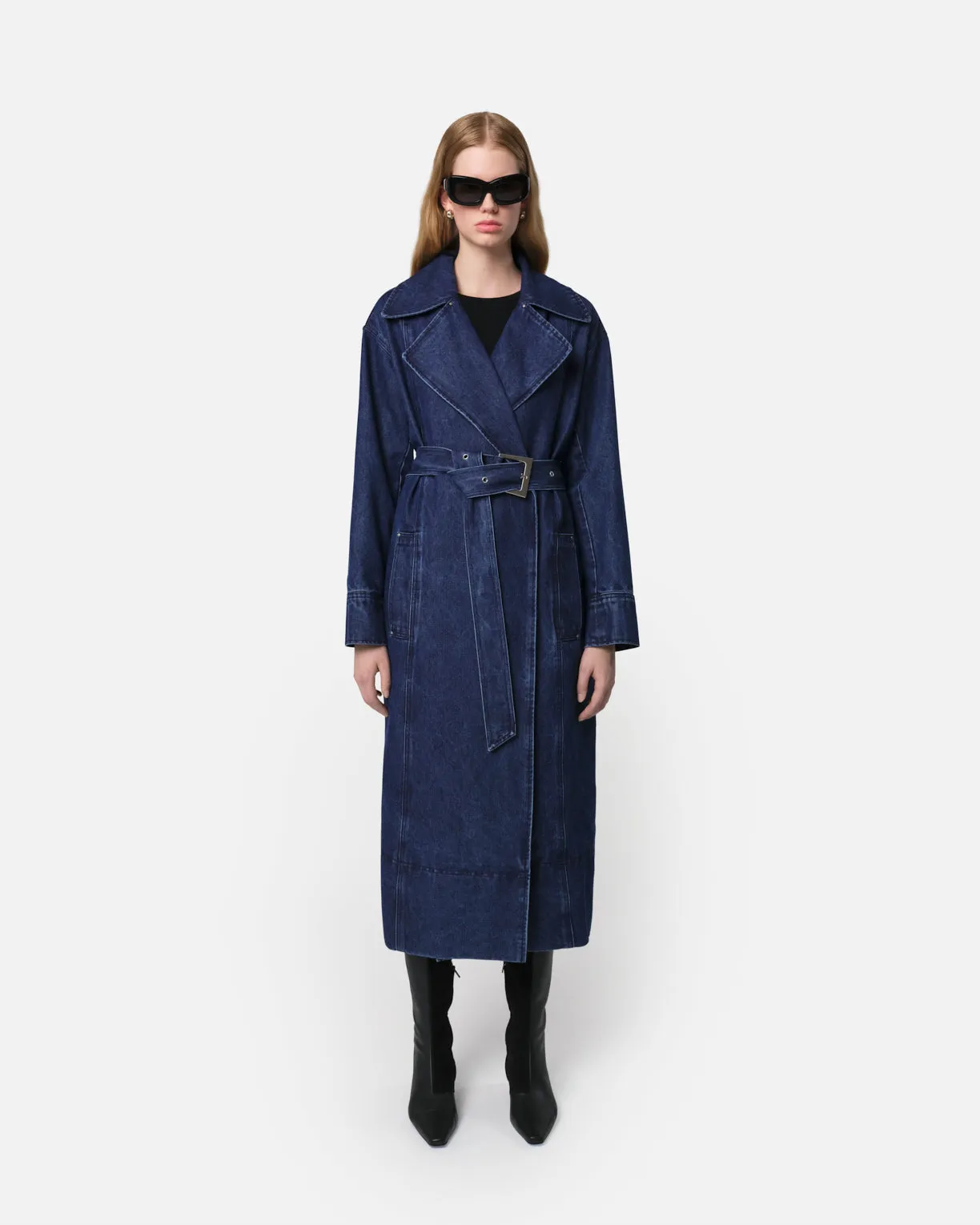 Tate Trenchcoat Indigo