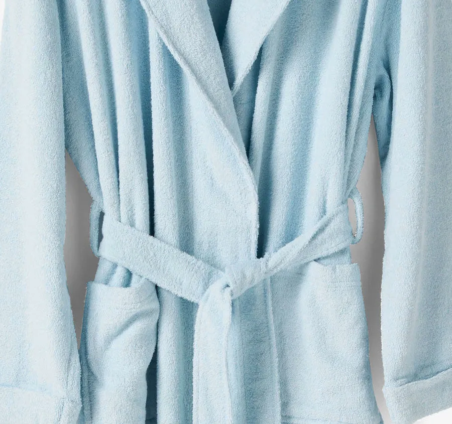 Terry Bathrobe Blue