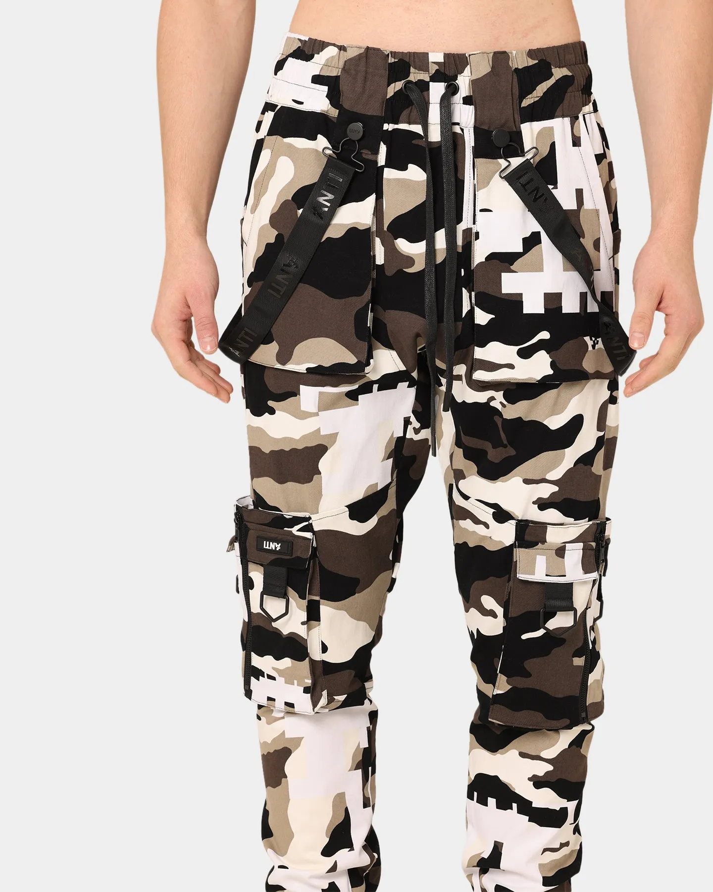 The Anti Order Dead Pixel Elite Joggers Brown/White/Black Camo