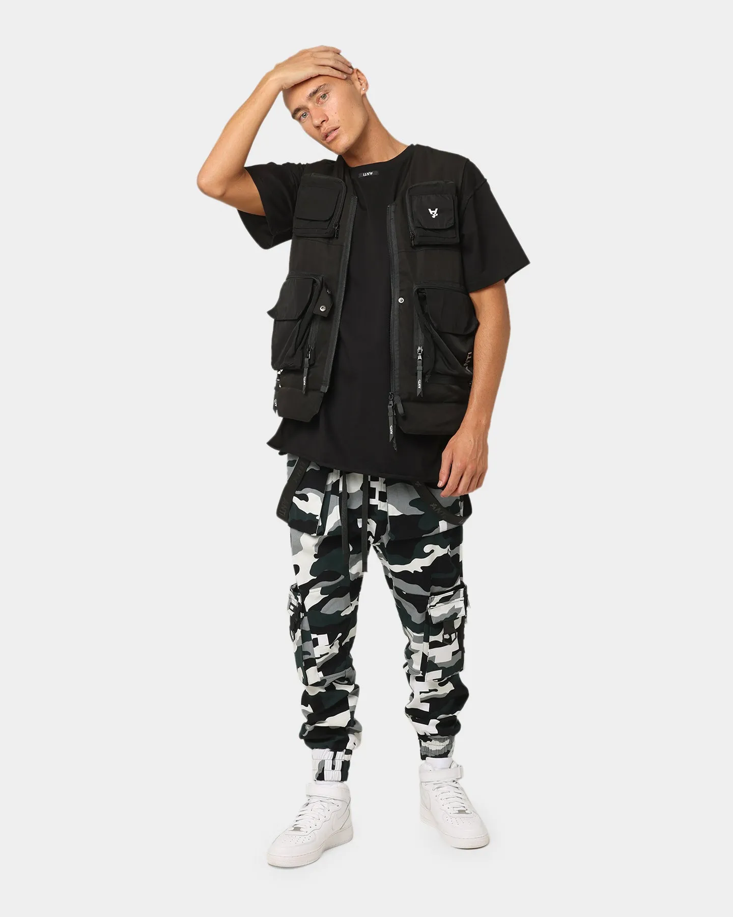 The Anti Order Dead Pixel Elite Joggers Dark Green/White/Black