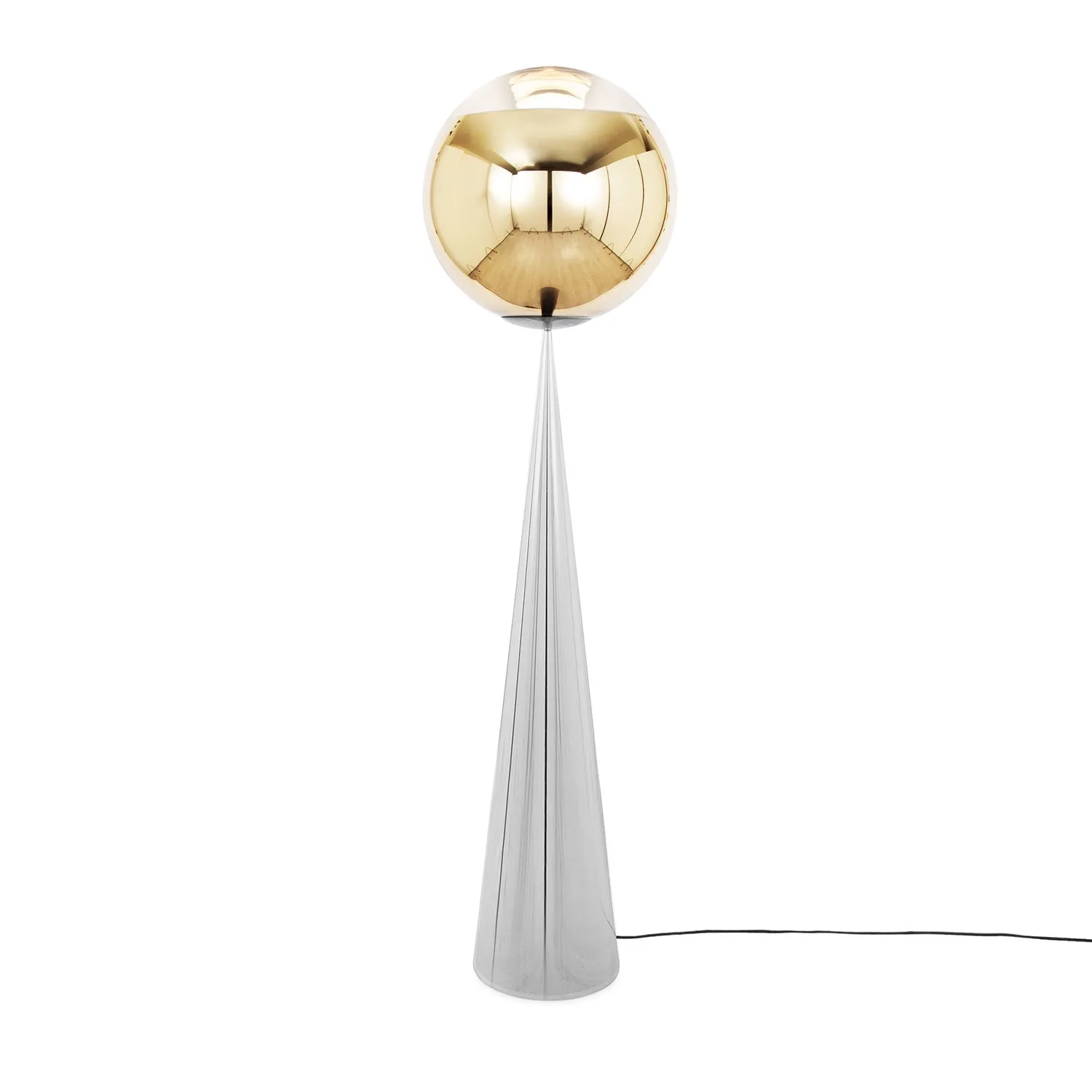 tom dixon | mirror ball floor lamp | cone fat | ensemble