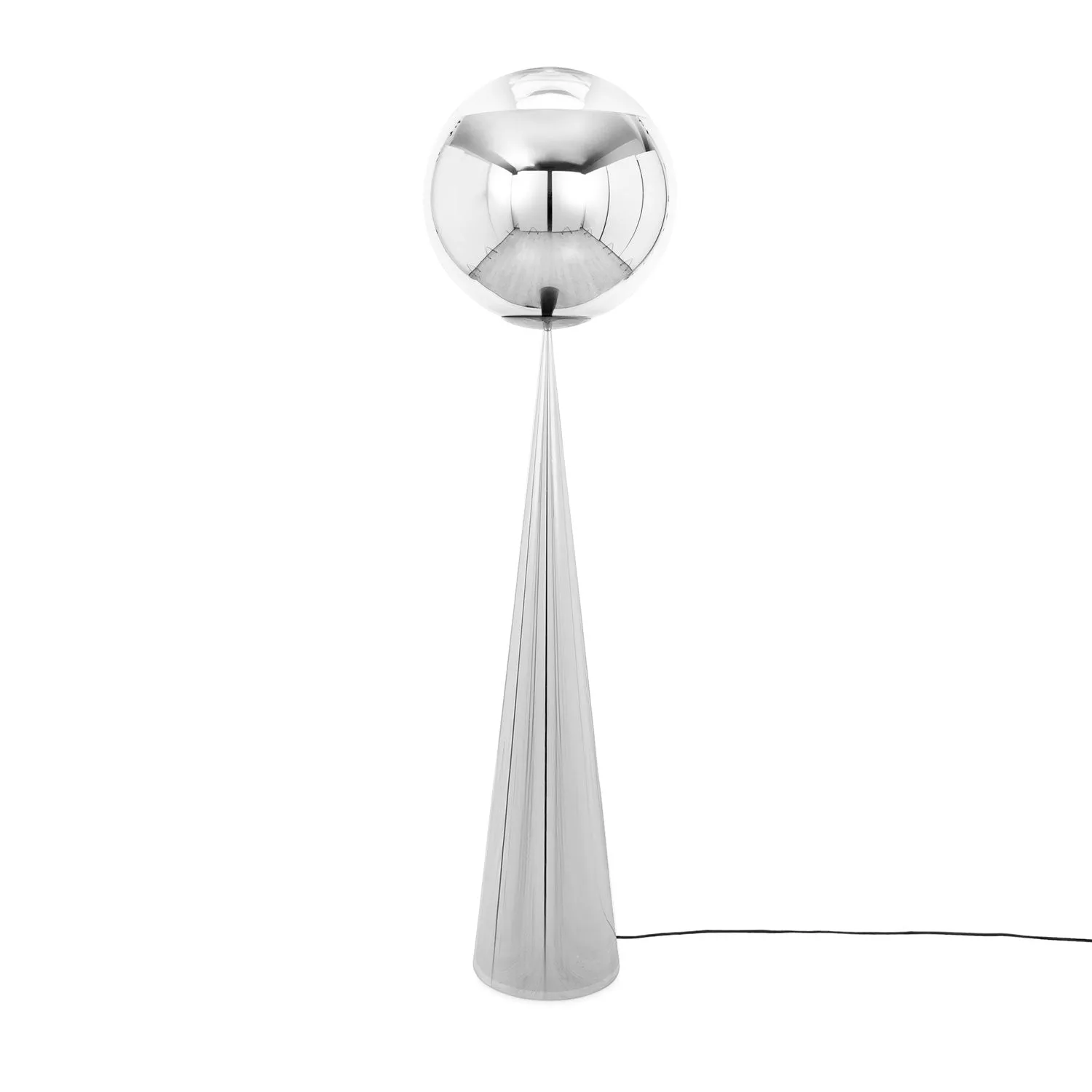 tom dixon | mirror ball floor lamp | cone fat | ensemble