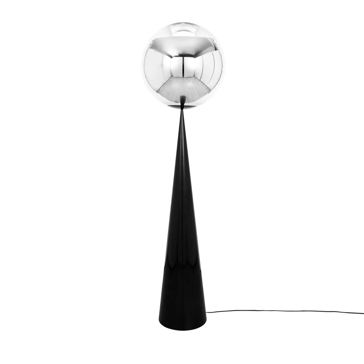 tom dixon | mirror ball floor lamp | cone fat | ensemble