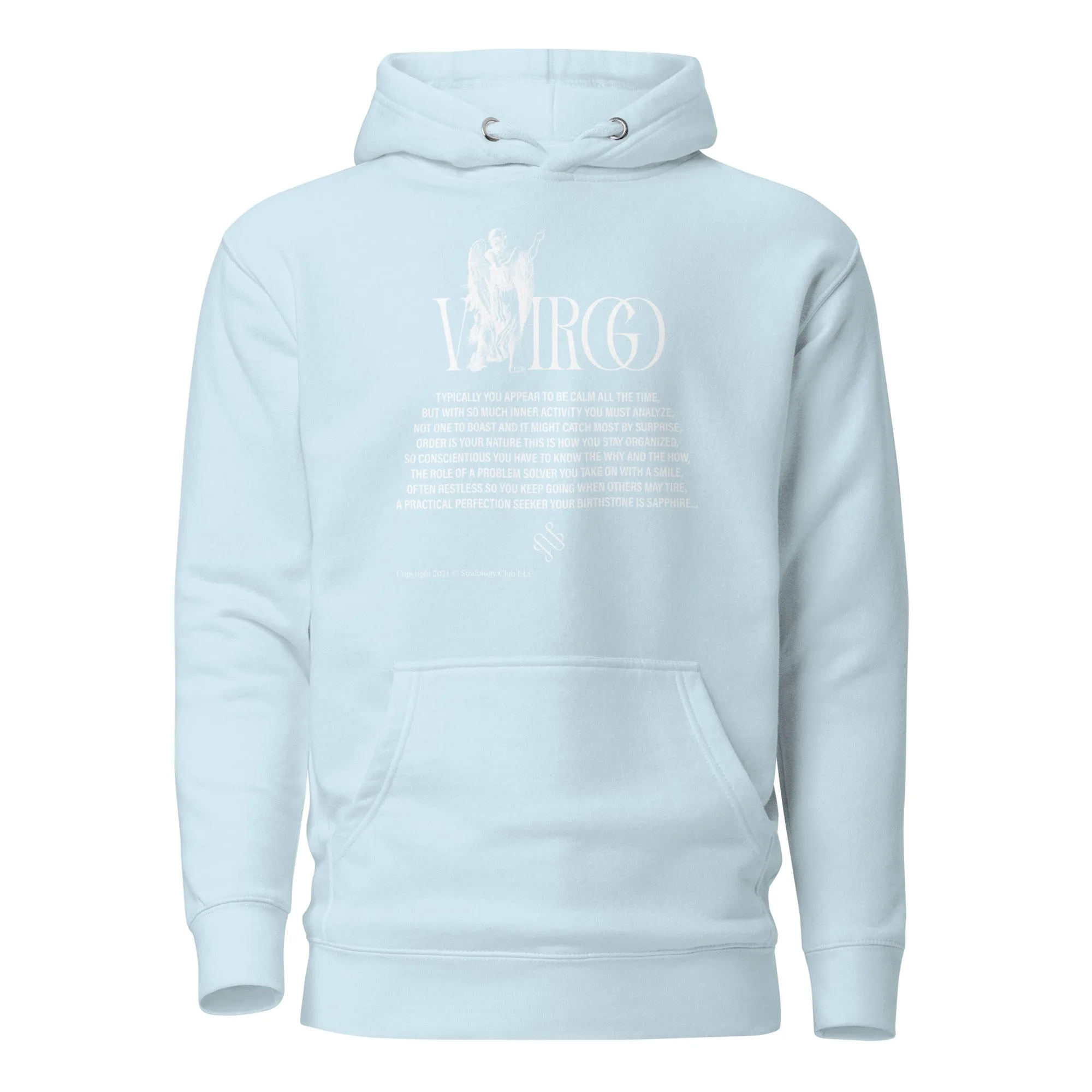 Virgo Unisex Zodiac Poetry Hoodie