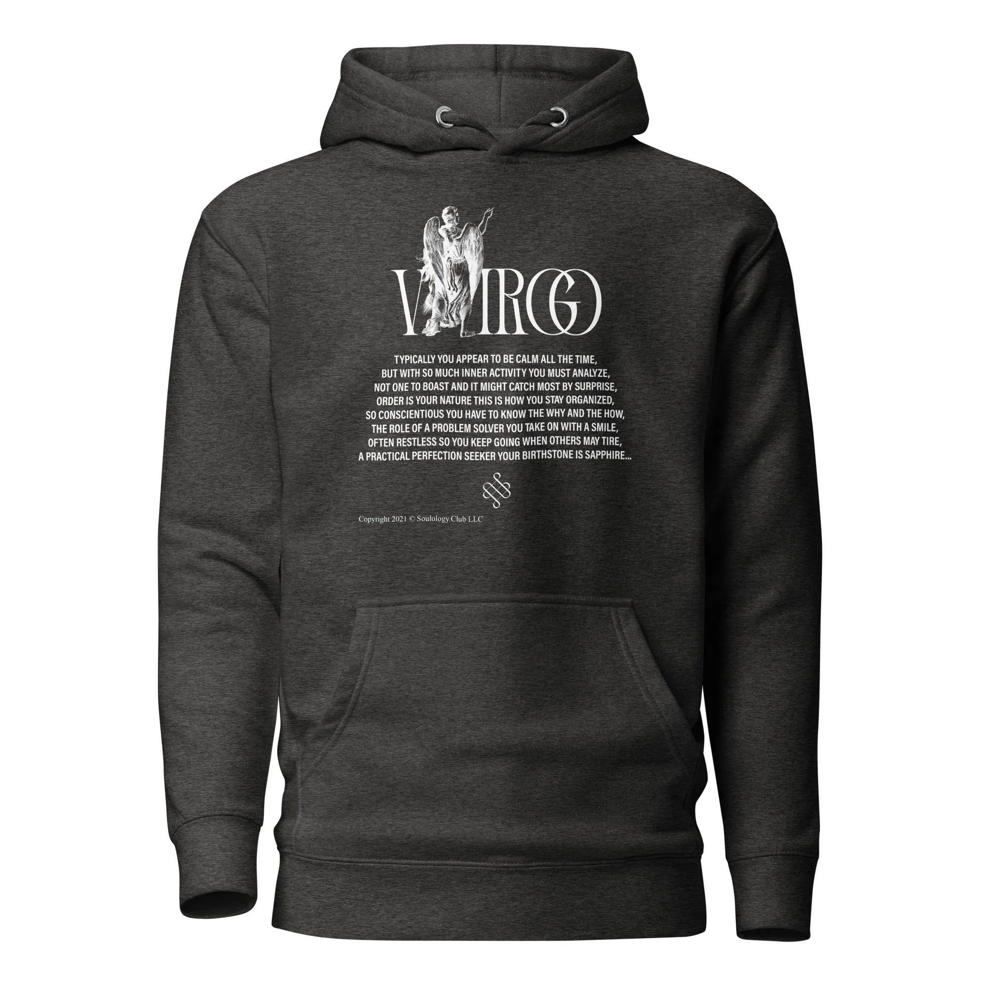 Virgo Unisex Zodiac Poetry Hoodie