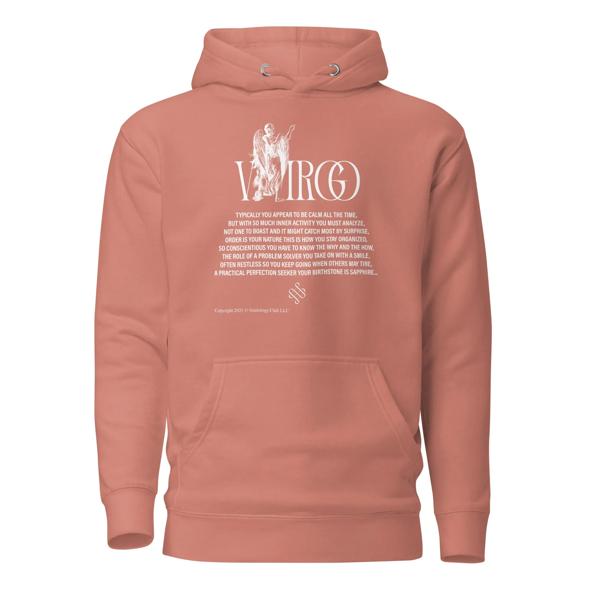 Virgo Unisex Zodiac Poetry Hoodie