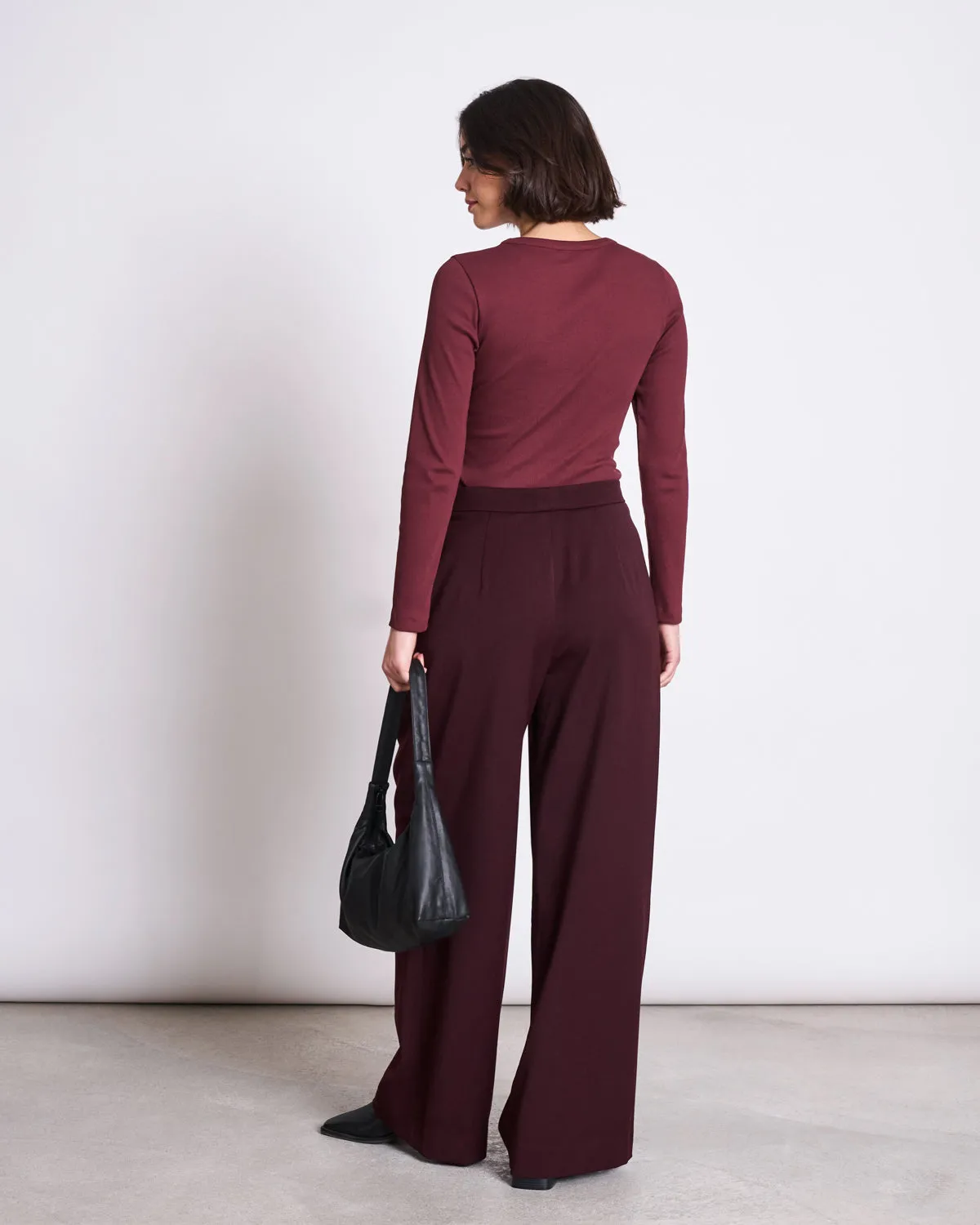 WIDE PANTS GIZA INTENSE RUST