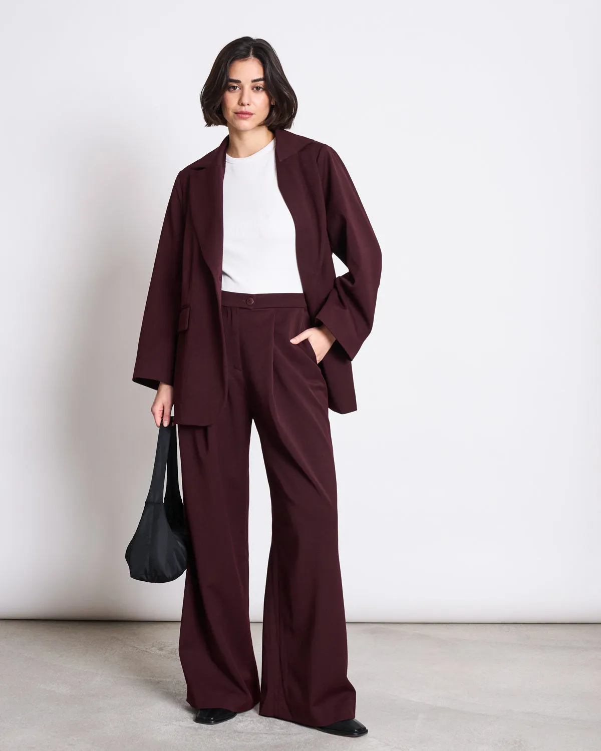 WIDE PANTS GIZA INTENSE RUST