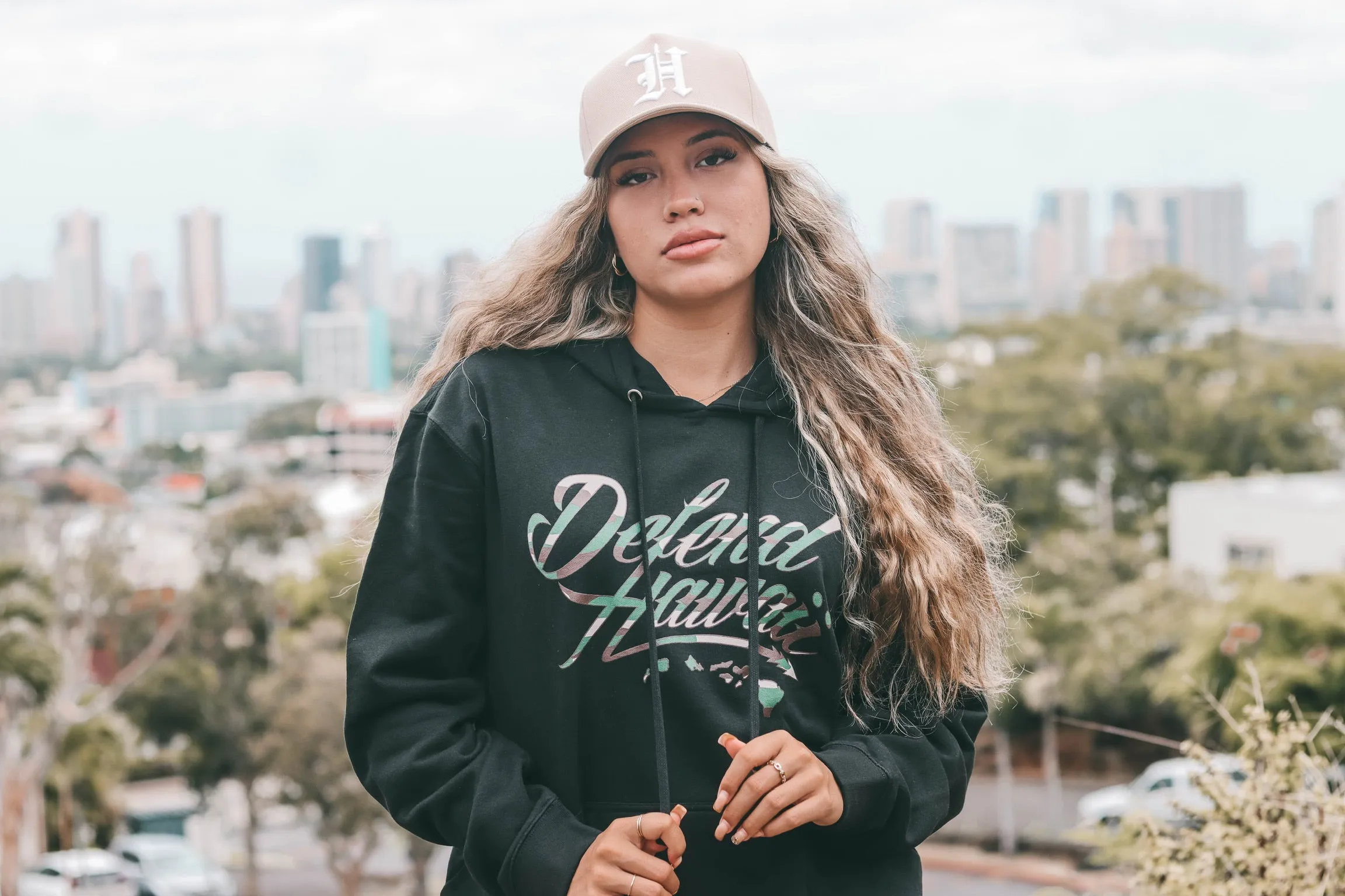 WILDSTYLE LOGO Camo Ink Pullover Hoodie