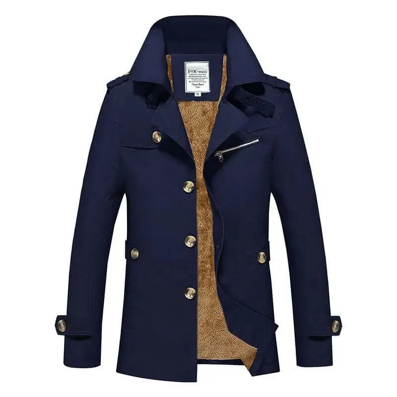 winter men's plush casual jacket,