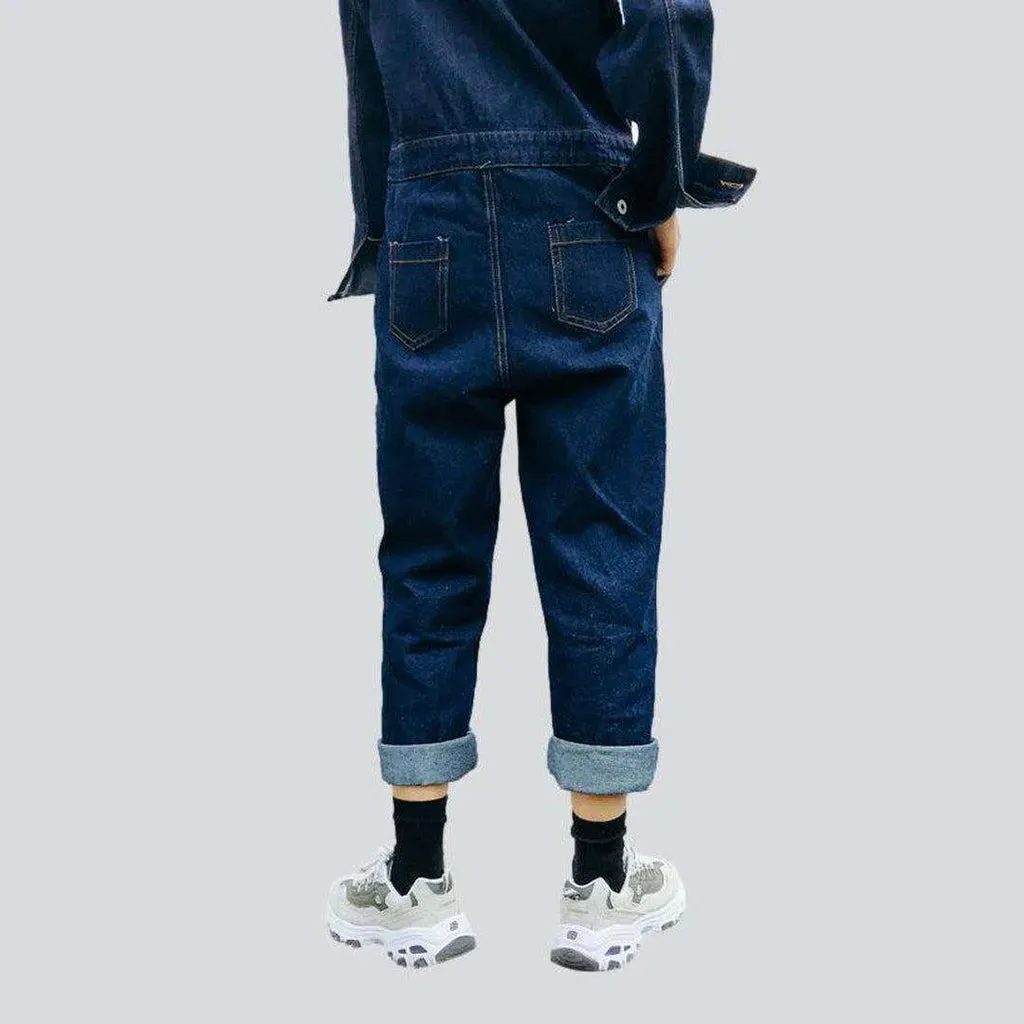 Women's denim jumpsuit