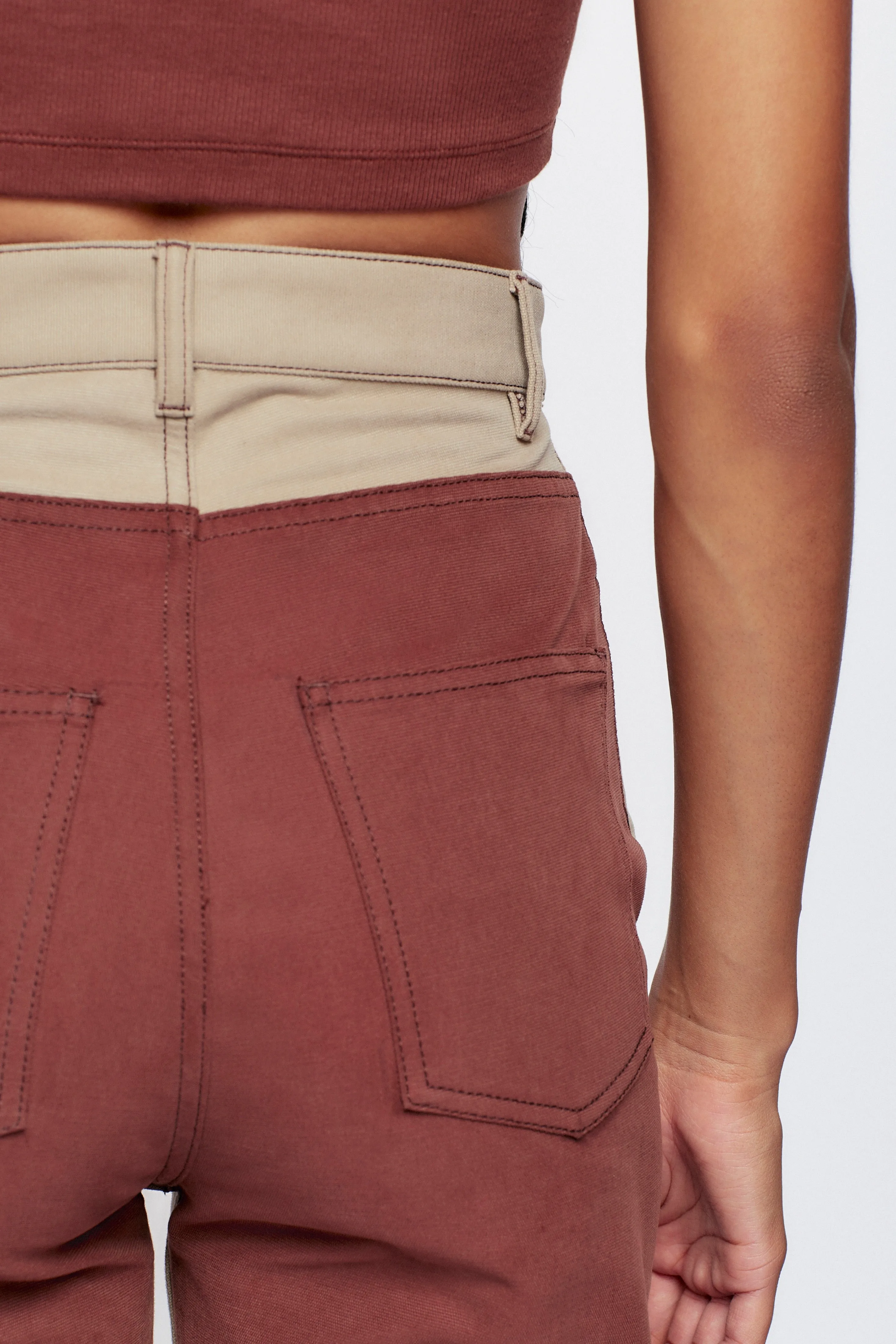 Women's Indus 2-Tone Pant in Dune/Umber