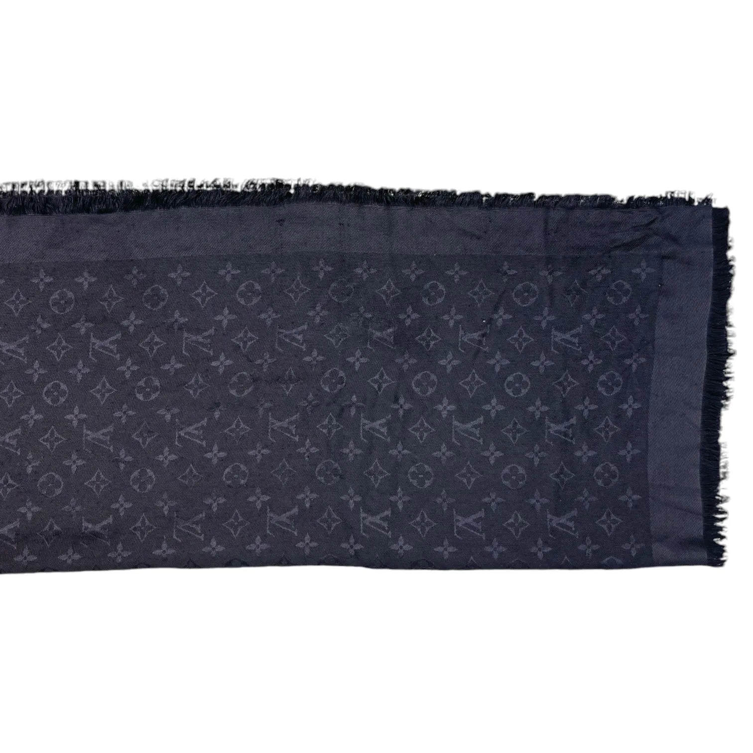 Women's Monogram Classic Scarf Black