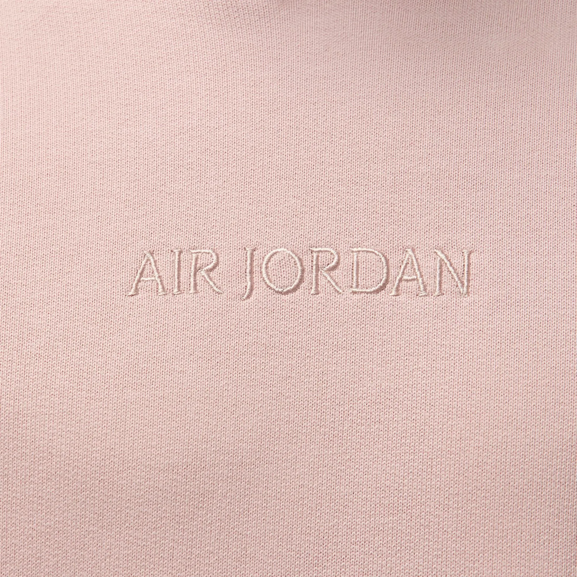 WORDMARK FLEECE PULLOVER HOODIE "PINK OXFORD"