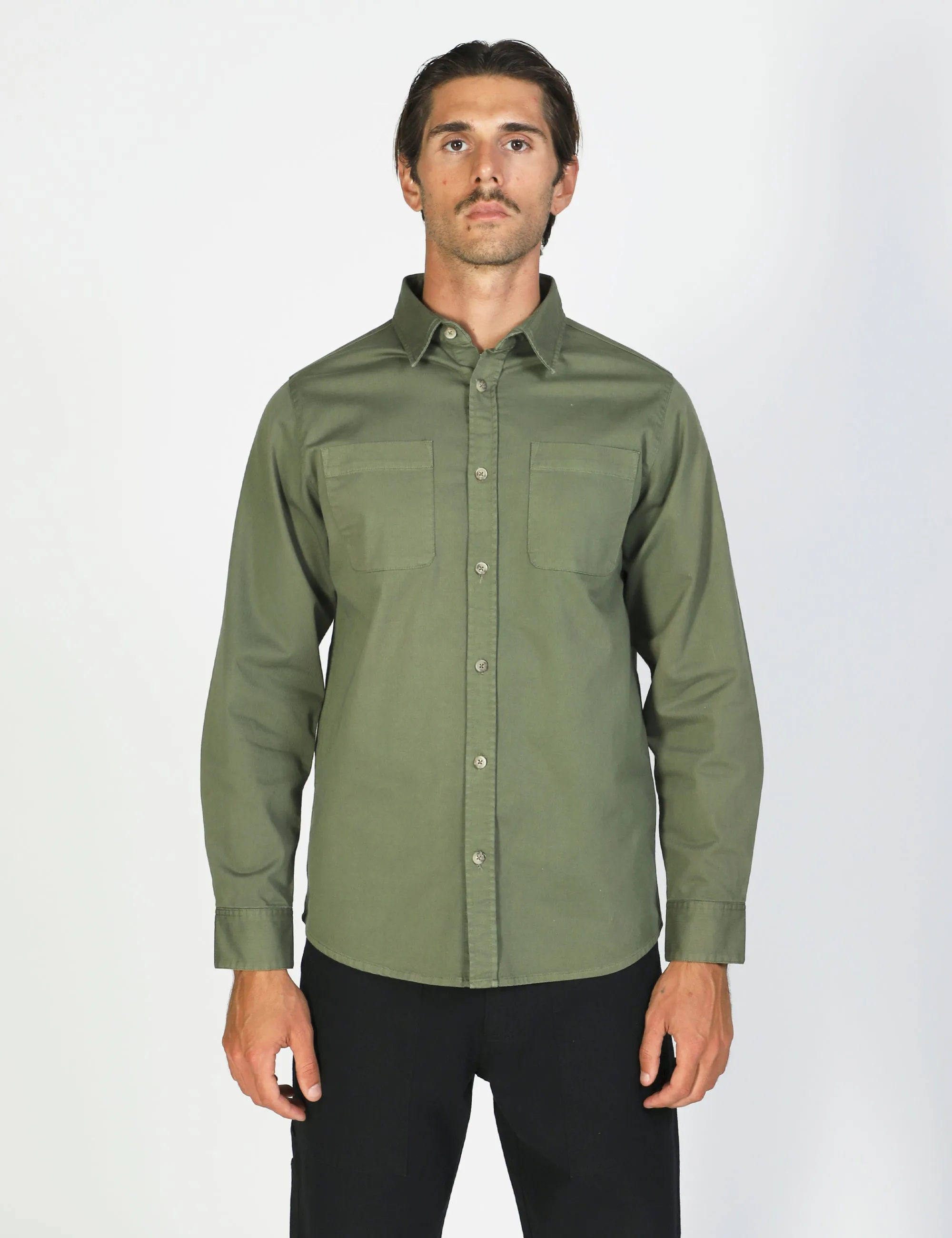 York Long Sleeve Shirt - Army