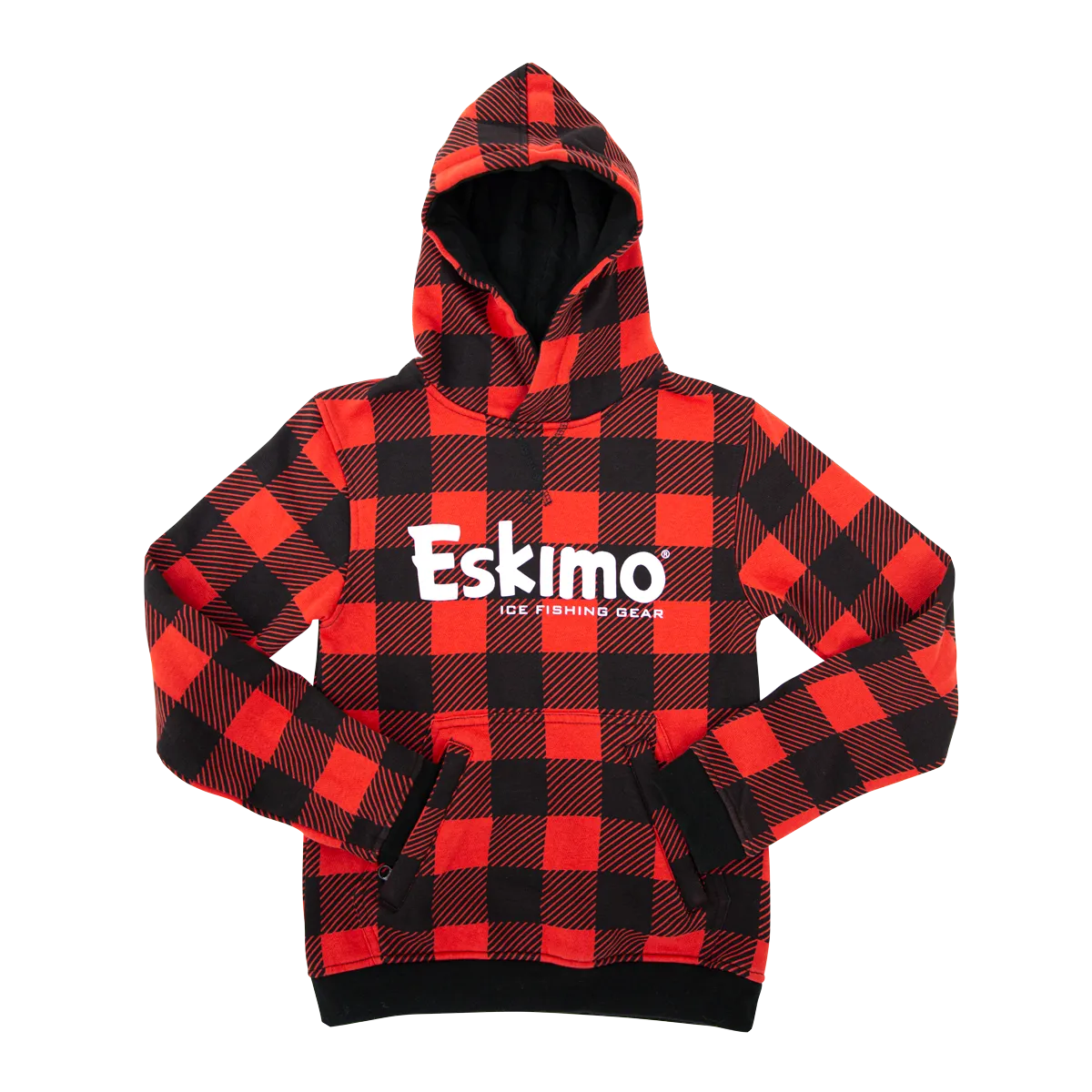 Youth Plaid Cotton Hoodie